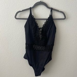 Black bathing suit